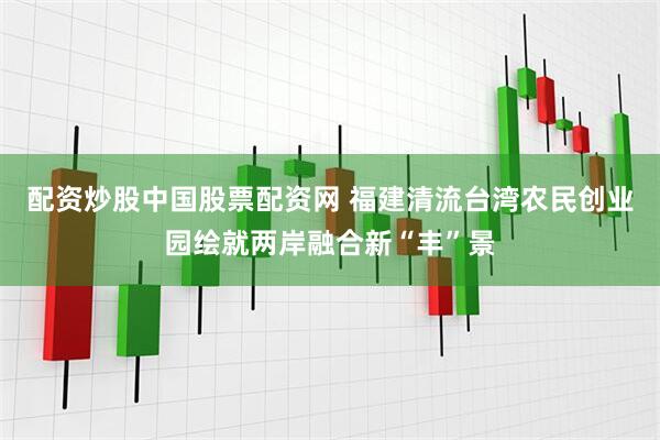 配资炒股中国股票配资网 福建清流台湾农民创业园绘就两岸融合新“丰”景