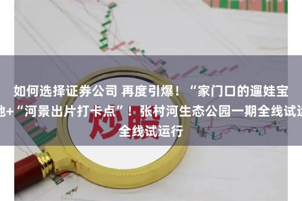 如何选择证券公司 再度引爆！“家门口的遛娃宝藏地+“河景出片打卡点”！张村河生态公园一期全线试运行